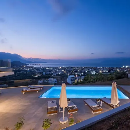 Βίλα Thea, Stunning View, Pool, Bbq, Brand New. Κίσσαμος